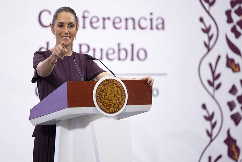 President Sheinbaum at her morning press conference