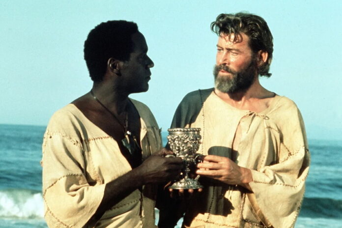 Robin Crusoe and Man Friday in the ITV adaptation