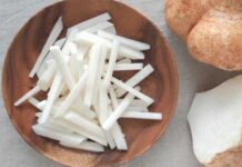 Taste of Mexico: Jícama A bowl of chopped Jícama