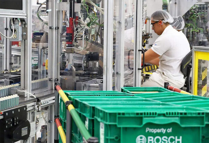 German multinational tech company Bosch's manufacturing plant in Toluca