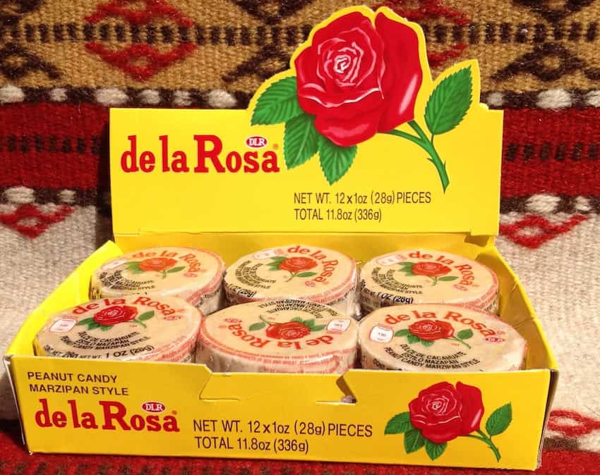 a box of mazapan de la rosa
