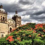 What’s on in Oaxaca in August? A cathedral in central Oaxaca city