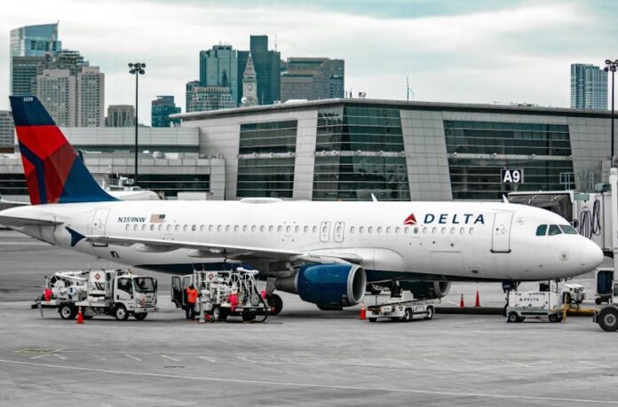 Delta airplane