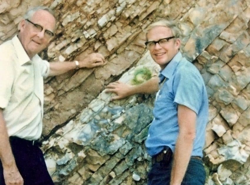 Luis Alvarez and Walter Alvarez