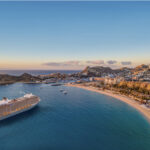 Cabo San Lucas on record pace for cruise arrivals in 2025 A cruise ship in the bay at Cabo San Lucas