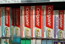 Mexican health authorities recall a popular Colgate toothpaste a shelf of toothpaste