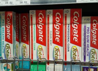Mexican health authorities recall a popular Colgate toothpaste a shelf of toothpaste