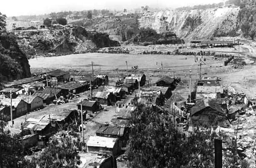 Santa Fe before development, when it was still a municipal dump