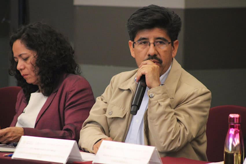 man and woman at table