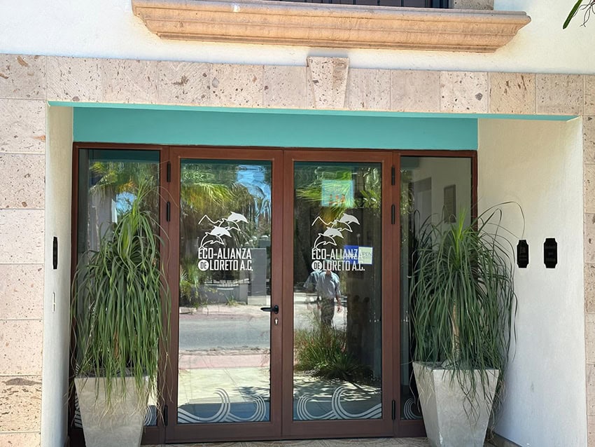 The headquarters of Eco-Alianza in Loreto, BCS