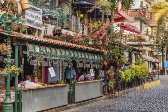 A street in Puerto Vallarta's Zona Romantica